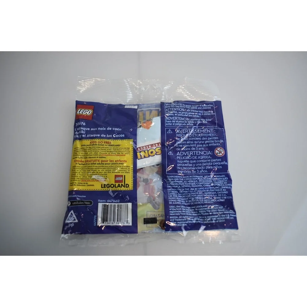 Lego 30676 Sonic the Hedgehog Kiki's Coconut Attack Polybag 42 pcs Sealed!